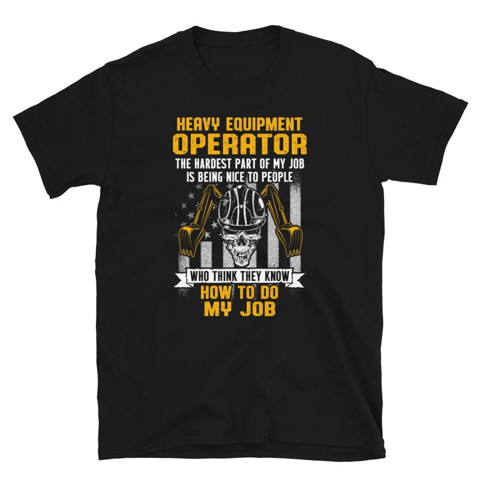 내 직업을 수행하는 방법 I 중장비 운전사 티셔츠 빈티 - Heavy Equipment Washing 리뷰 및 가격