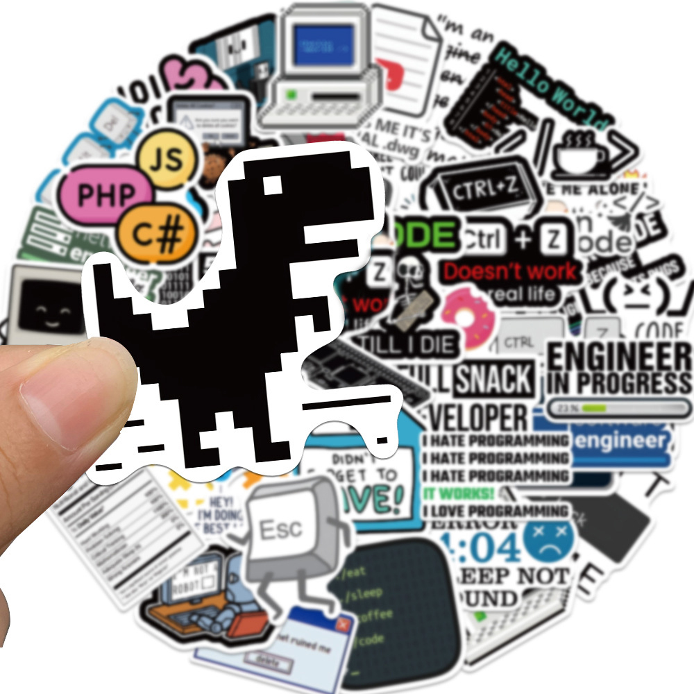 10/30/50pcs 엔지니어 프로그래머 MEME 스티 - Heavy Equipment Stickers 리뷰 및 가격
