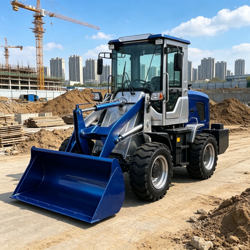 유로 5 다기능 소형 휠로더 4륜 구동 전지형 운반 로 - Heavy Equipment Loader 리뷰 및 가격