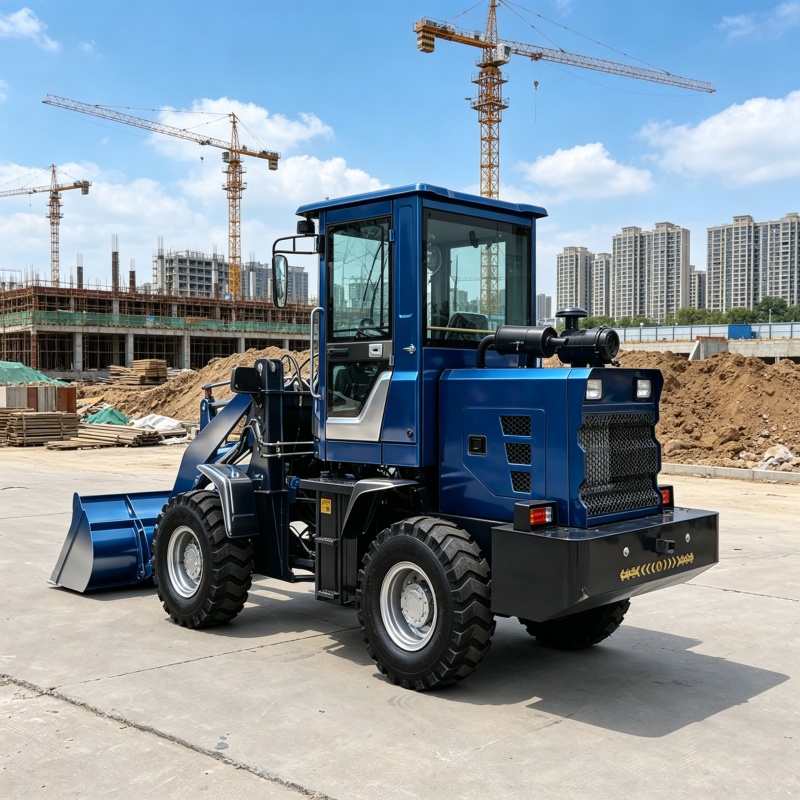 유로 5 다기능 소형 휠로더 4륜 구동 전지형 운반 로 - Heavy Equipment Loader 리뷰 및 가격